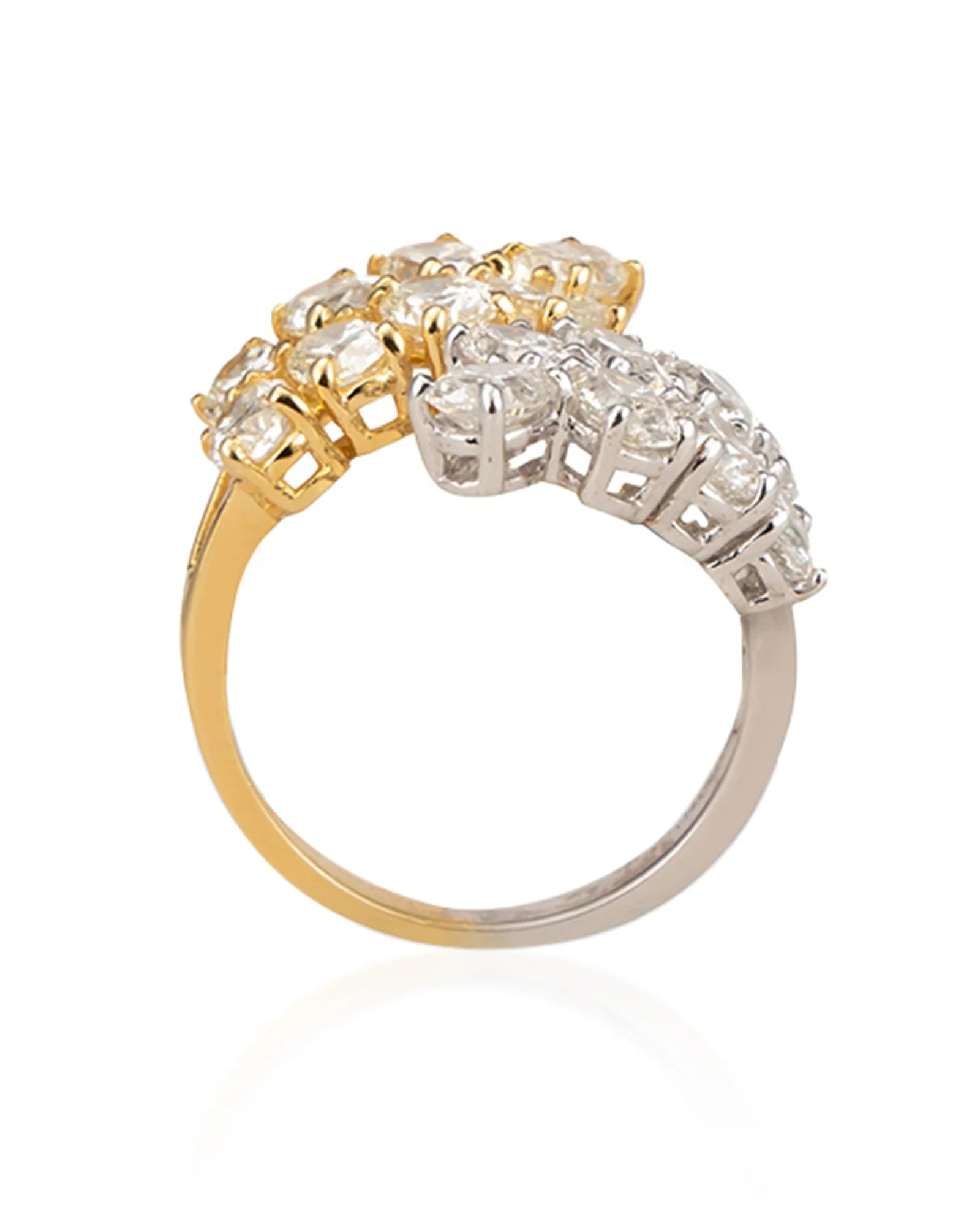 La DiaMantés  | Diamond Bloom Architectural Ring